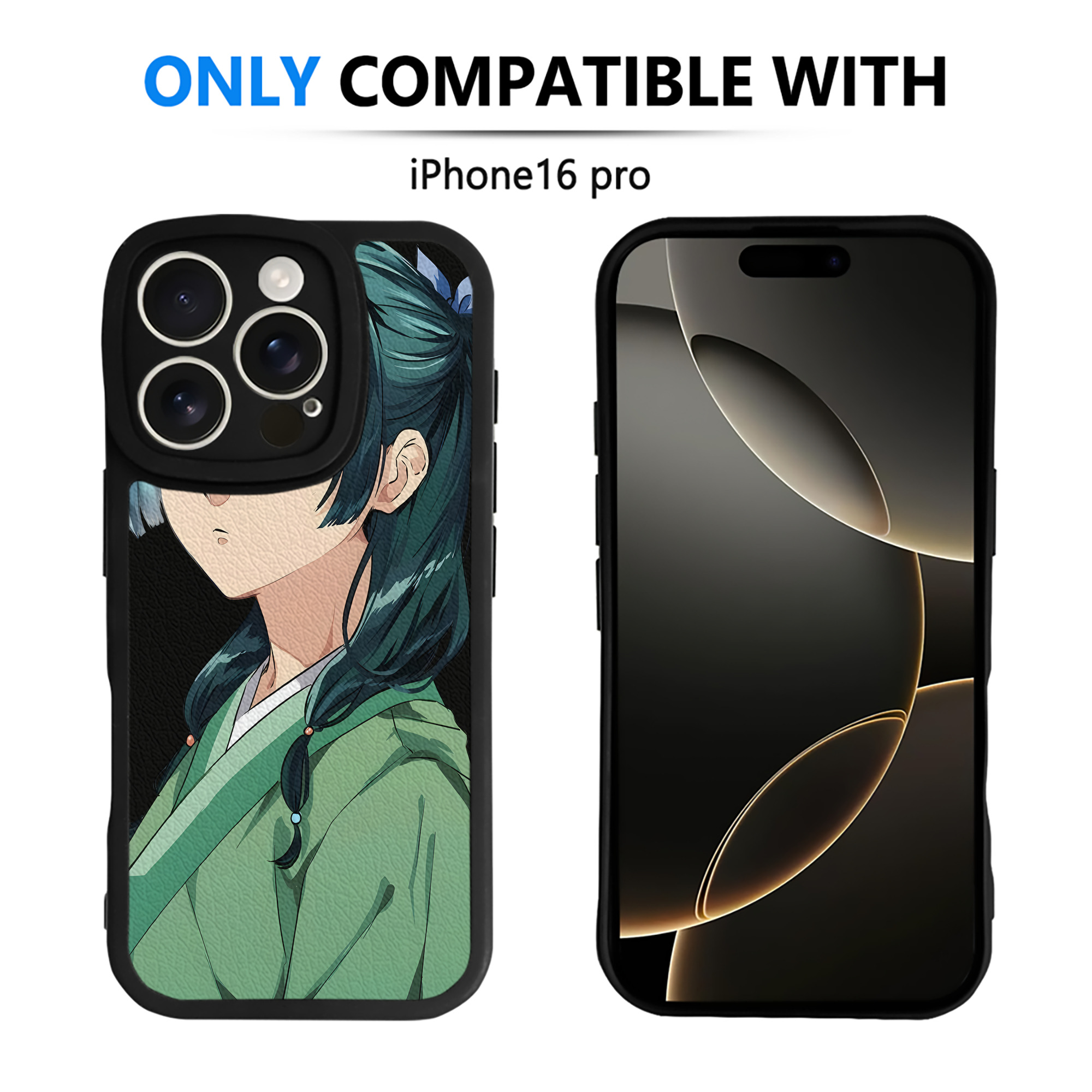 （画像用） 薬屋のひとりごと The Apothecary Diaries 【iPhone 16シリーズ対応】シリコンスマホケース（レザー調） 材質：シリコン